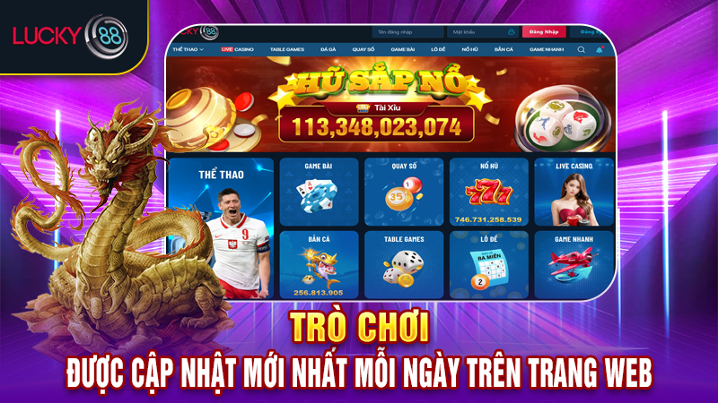 Trò chơi được cập nhật mới nhất mỗi ngày trên trang web